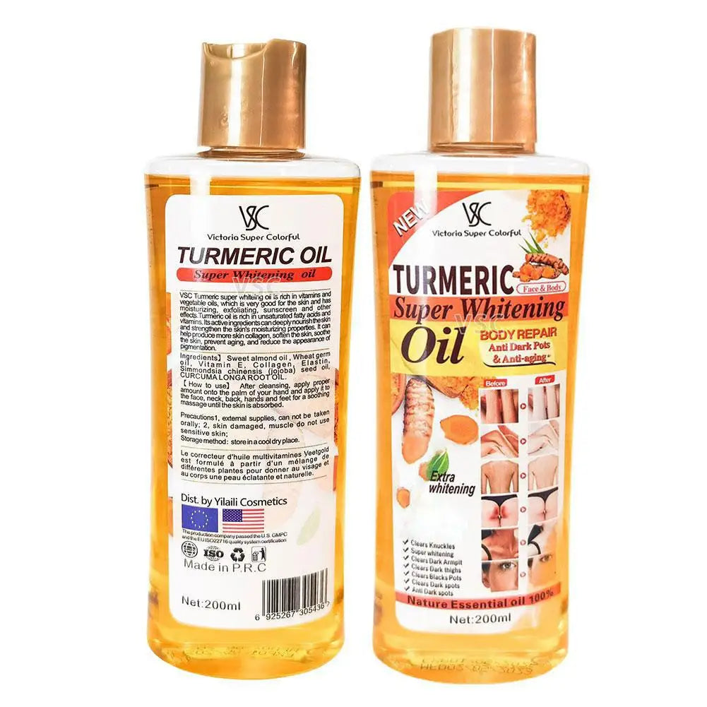 200ml Turmeric Essential Oil For Face & Body Moisturizing And Hydrating Natural Oil Skin Care Smoothing Face Care