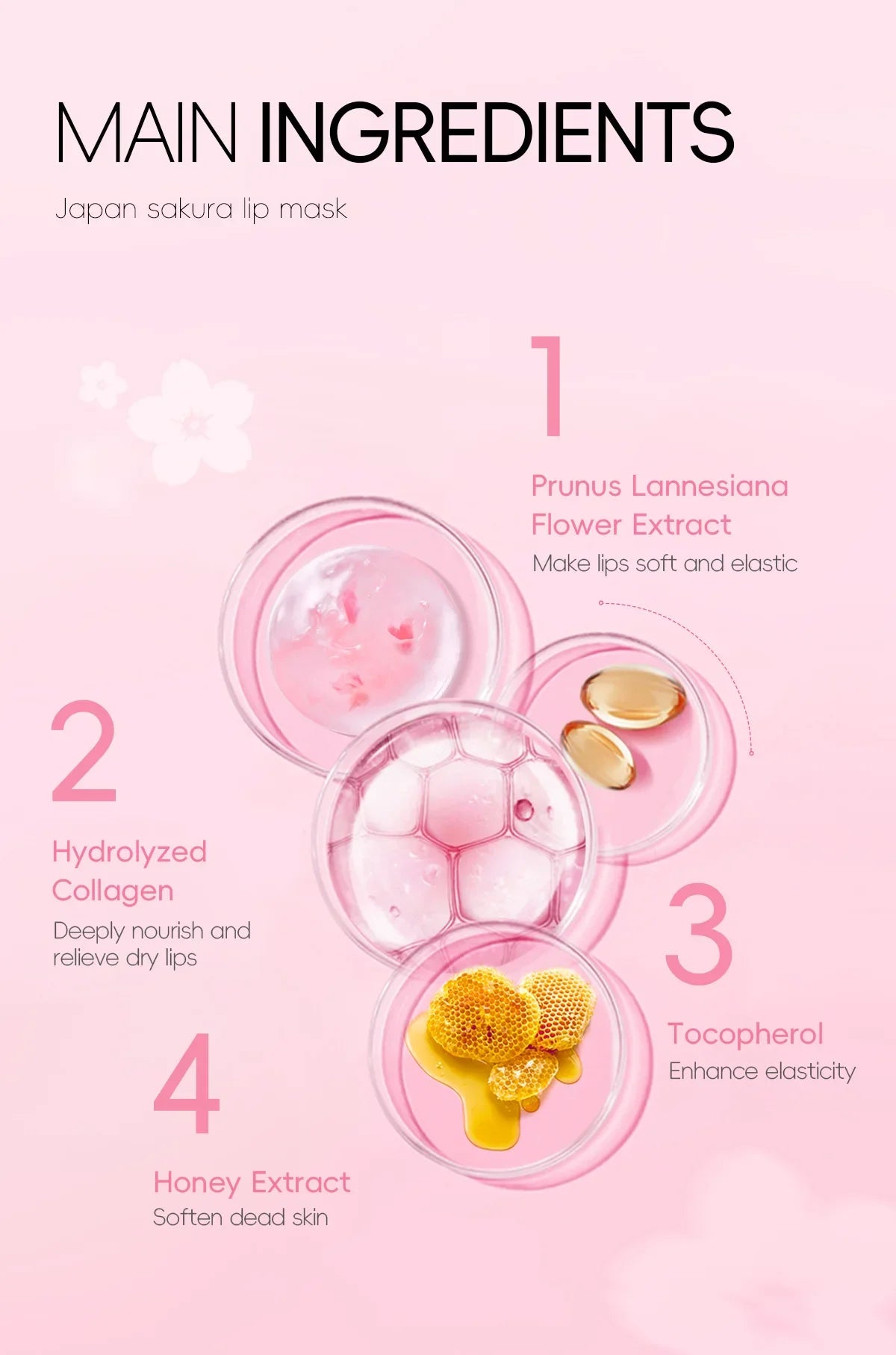 LAIKOU 5/10pcs Lip Mask Lip Care Moisturizing Hydrating Repair Lighten Lip Lines Labial Gel Patch Lips Pad Patches Care Products