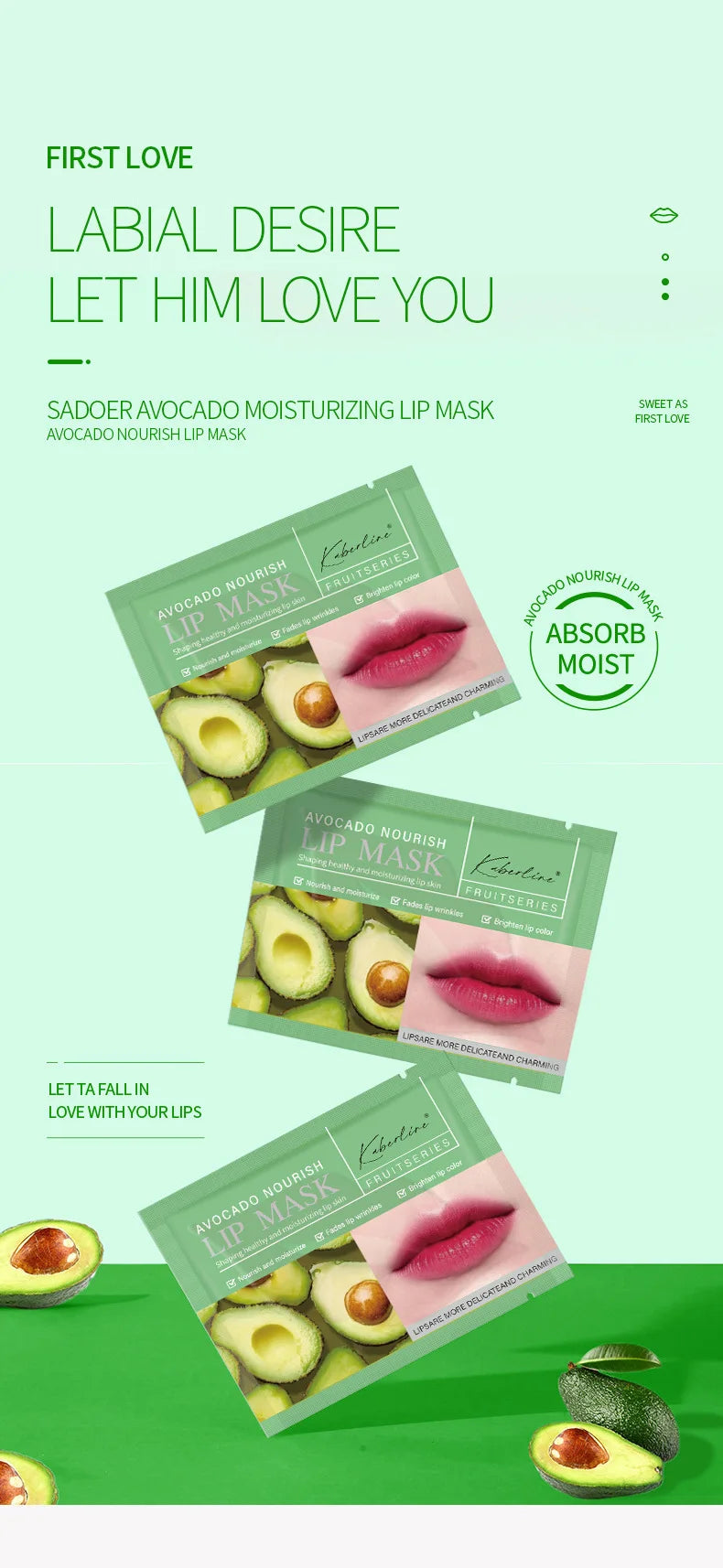 10pcs Collagen Lip Mask Moisturizing Firming Nourishing Beauty lips Care Labial Moisturizer Lip Patches Gel Pads Skin Care