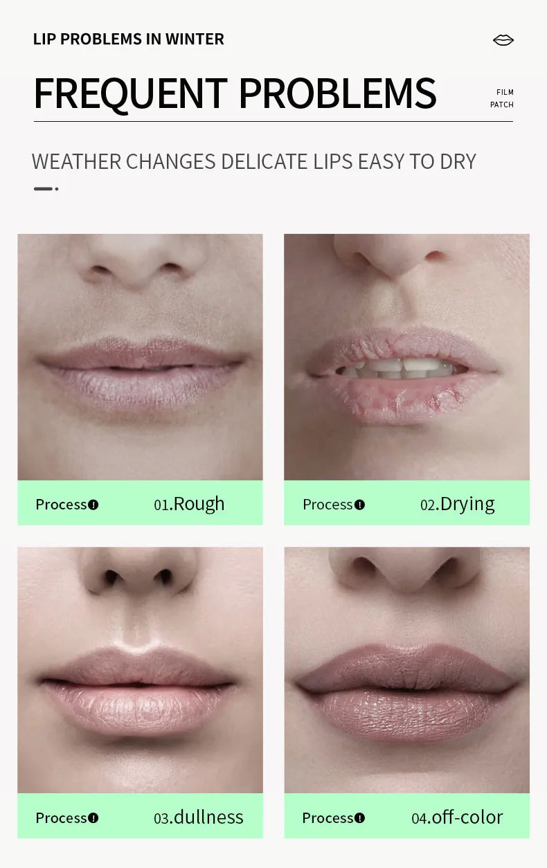 10pcs Collagen Lip Mask Moisturizing Firming Nourishing Beauty lips Care Labial Moisturizer Lip Patches Gel Pads Skin Care
