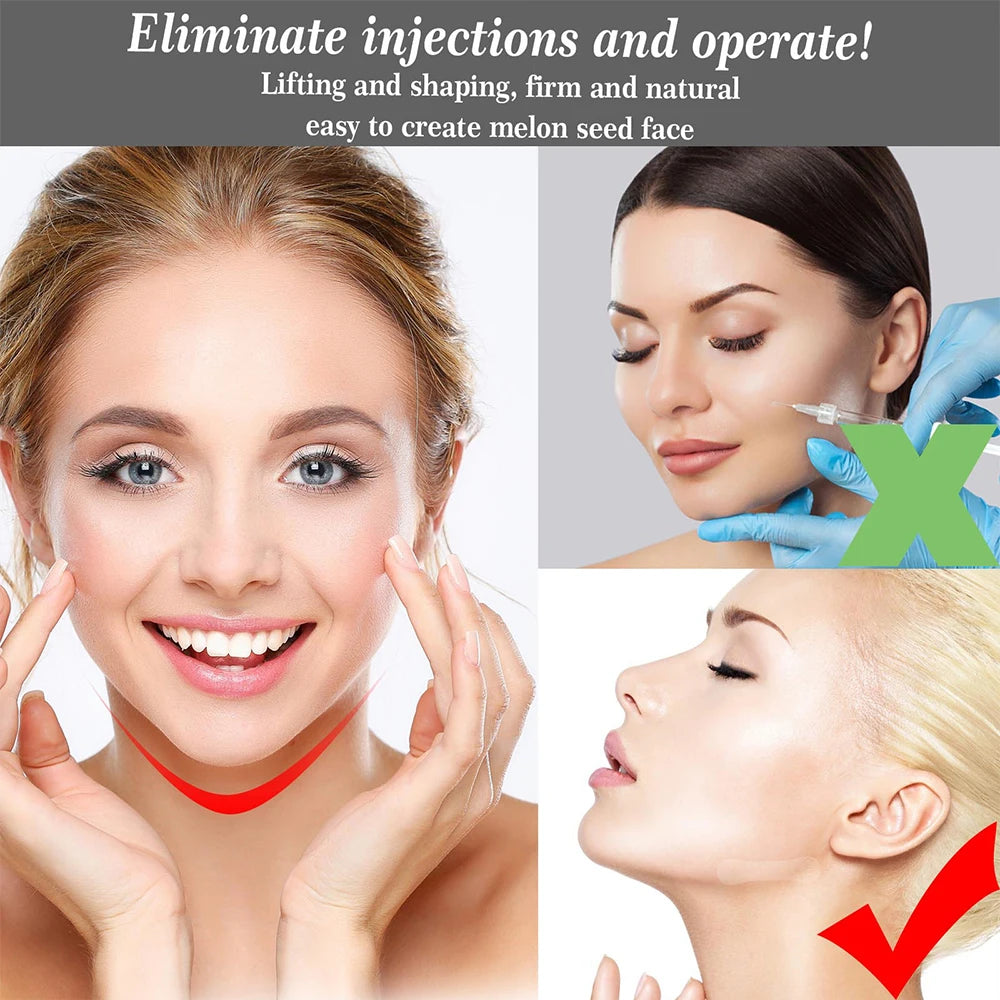 100Pcs Face Lift Invisible Tapes for Face V Line Eyes Lifting Wrinkle Remover Tighten Chin Tape V-Shaped Facial Skin Care Tool