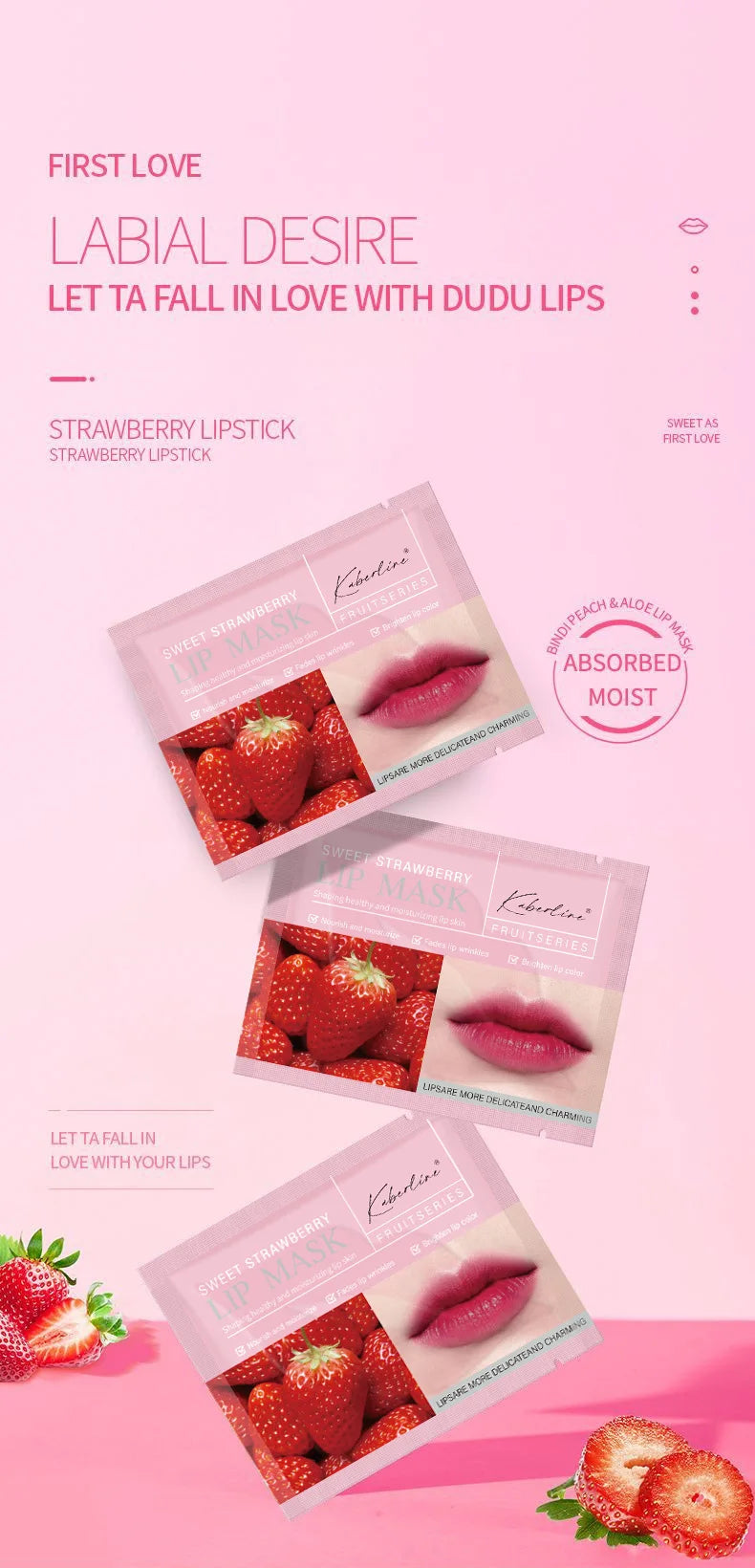 10pcs Collagen Lip Mask Moisturizing Firming Nourishing Beauty lips Care Labial Moisturizer Lip Patches Gel Pads Skin Care