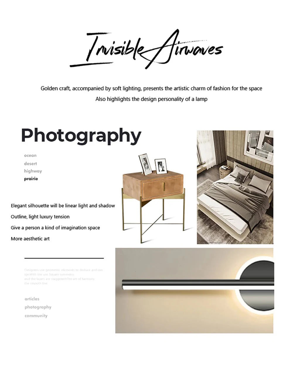Modern LED Mirror Headlights With Simple Lines Wall Lamps For Indoor Bedrooms Living Rooms Kitchens Bathrooms Lighting Fixtures