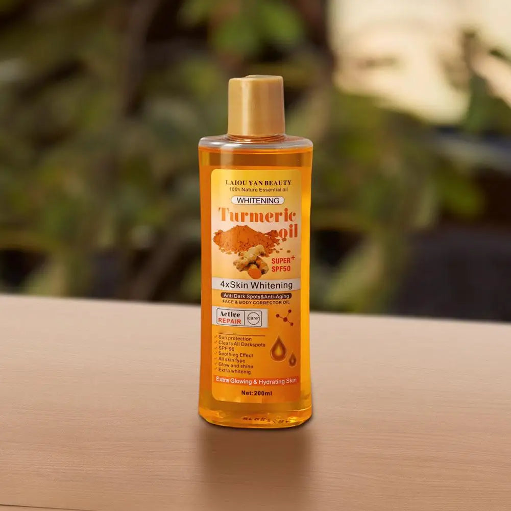 200ml Turmeric Essential Oil For Face & Body Moisturizing And Hydrating Natural Oil Skin Care Smoothing Face Care