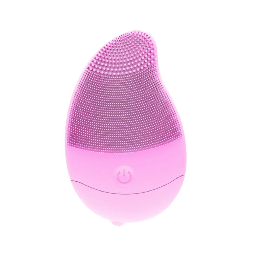 New Electric 6 Gears Massage Silicone Waterproof Facial Cleaning Brush Exfoliator Skin Care Face Mini Portable Sonic Vibration