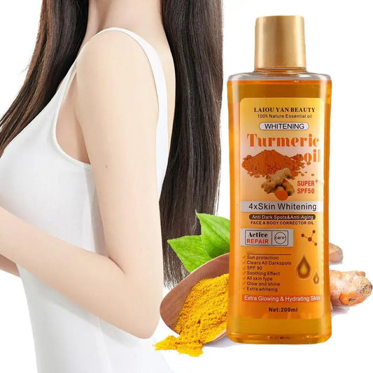 200ml Turmeric Essential Oil For Face & Body Moisturizing And Hydrating Natural Oil Skin Care Smoothing Face Care