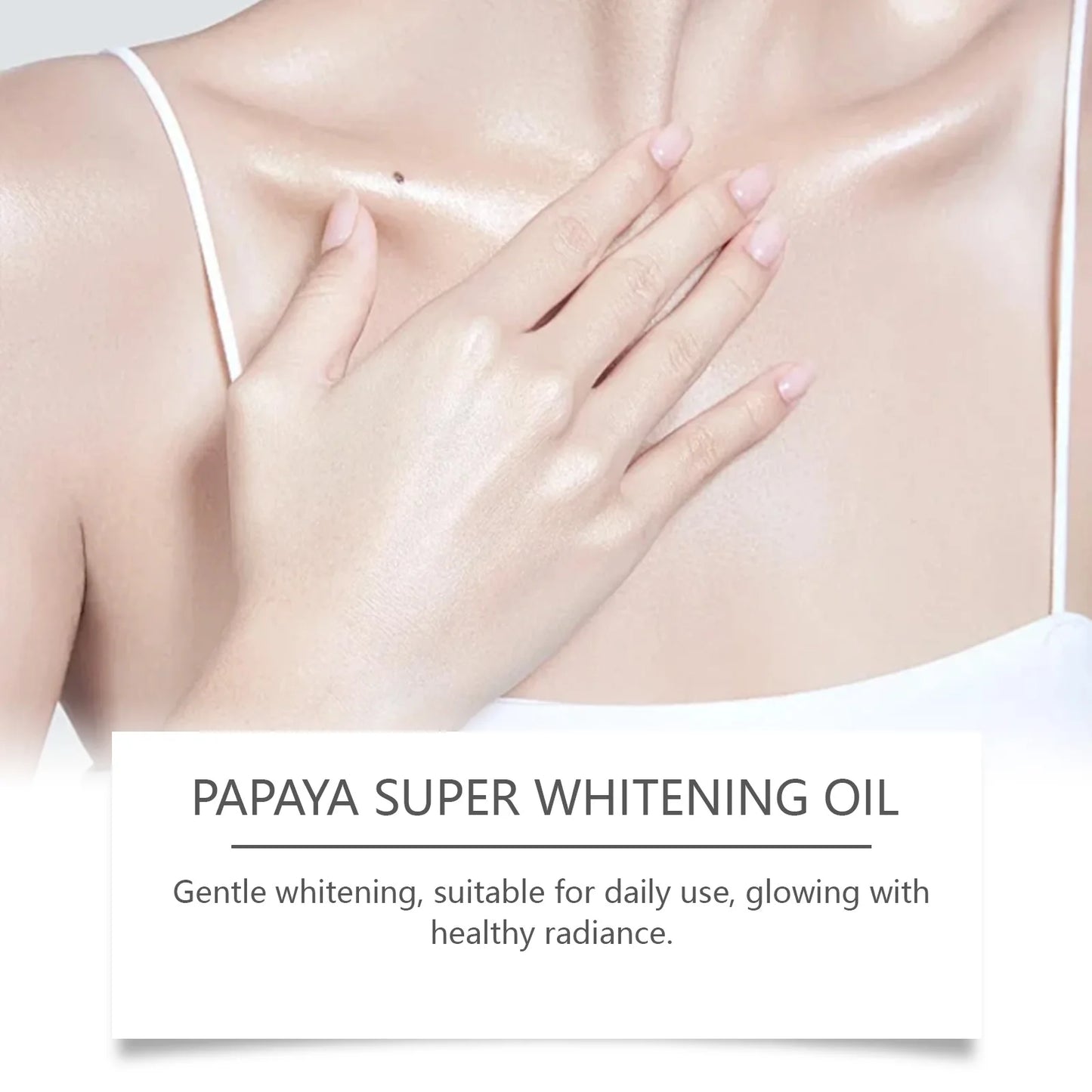 OCEAURA Papaya Super Whitening Oil Face & Body Moisturizer Nourishing Whitening Body Oil Body MassageSkin Papaya Oil 3.38 oz