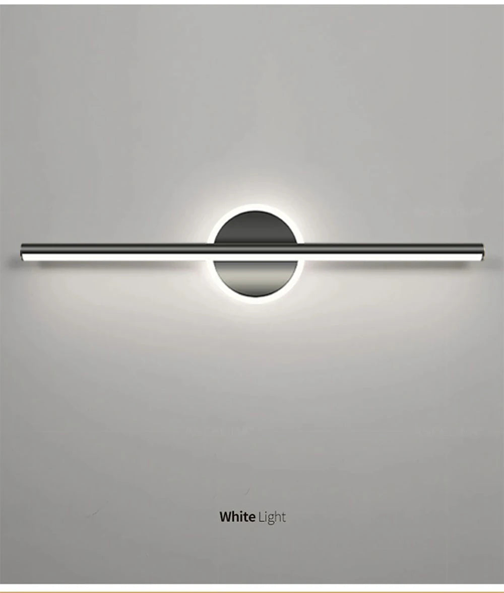 Modern LED Mirror Headlights With Simple Lines Wall Lamps For Indoor Bedrooms Living Rooms Kitchens Bathrooms Lighting Fixtures
