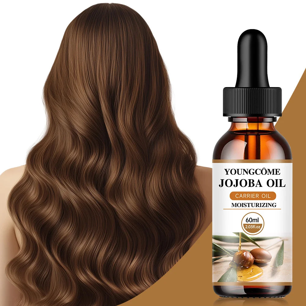 Natural Organic Jojoba Oil Anti Aging Firming Skin Face Moisturizing Relaxing Massage Oil Hair Repair Skin Care Body Oil NEW
