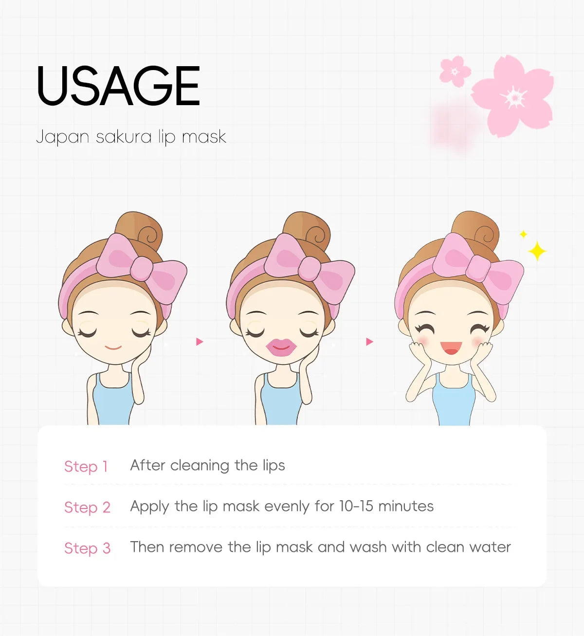 LAIKOU 5/10pcs Lip Mask Lip Care Moisturizing Hydrating Repair Lighten Lip Lines Labial Gel Patch Lips Pad Patches Care Products