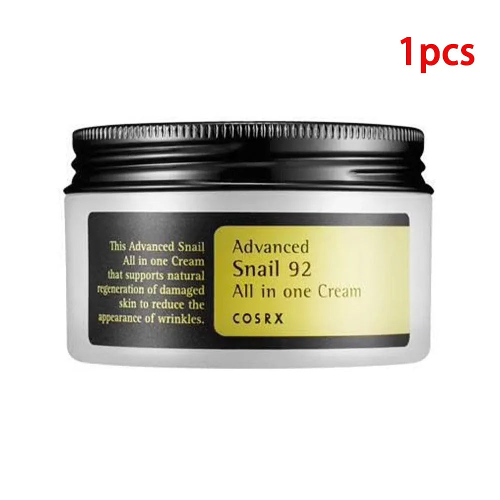Advanced Snail Essence Skin Care Collagen 92 Face Cream Toner Cleanser SunScreen Sensitive skin Moisturizing Firming Smoothing