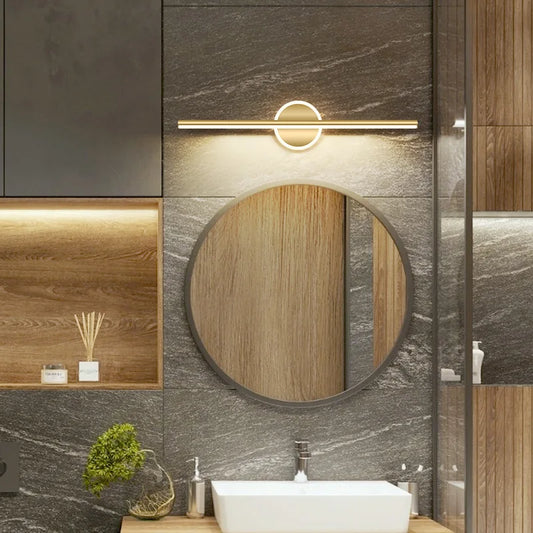 Modern LED Mirror Headlights With Simple Lines Wall Lamps For Indoor Bedrooms Living Rooms Kitchens Bathrooms Lighting Fixtures
