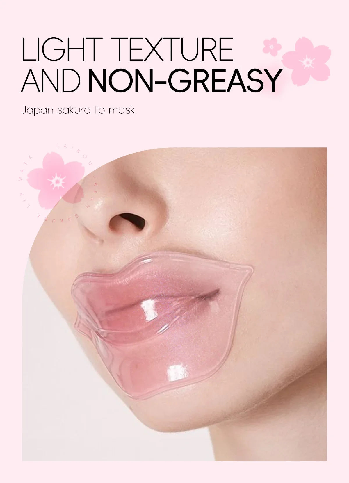 LAIKOU 5/10pcs Lip Mask Lip Care Moisturizing Hydrating Repair Lighten Lip Lines Labial Gel Patch Lips Pad Patches Care Products
