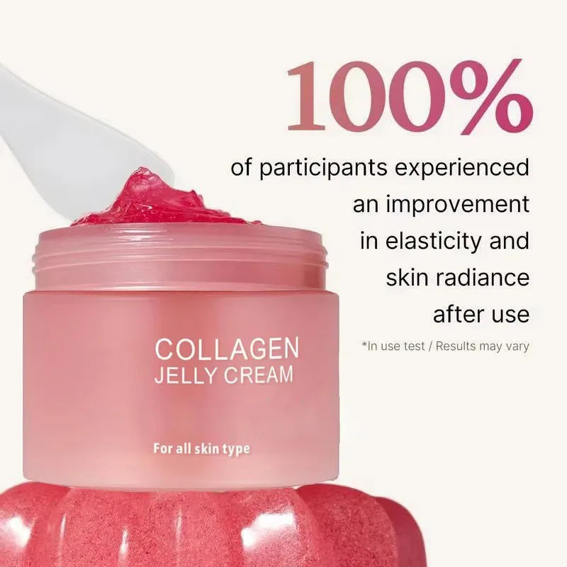 Sakura Mask,Collagen Jelly Cream Niacinamide And Hydrolyzed Collagen Strengthen Skin Barrier Lasting Moisturizing Skin Face Care