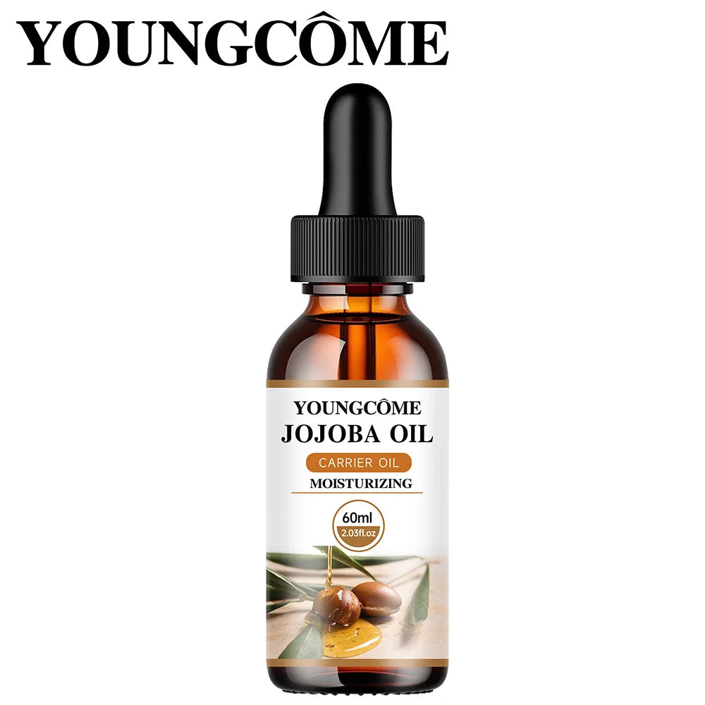Natural Organic Jojoba Oil Anti Aging Firming Skin Face Moisturizing Relaxing Massage Oil Hair Repair Skin Care Body Oil NEW
