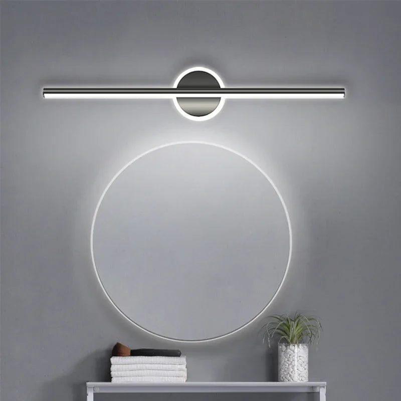Modern LED Mirror Headlights With Simple Lines Wall Lamps For Indoor Bedrooms Living Rooms Kitchens Bathrooms Lighting Fixtures