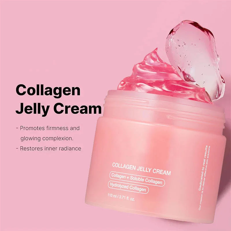 Sakura Mask,Collagen Jelly Cream Niacinamide And Hydrolyzed Collagen Strengthen Skin Barrier Lasting Moisturizing Skin Face Care